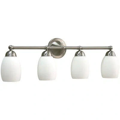 Volume Lighting Sussex 4-light Vanity Light In Brushed Nickel