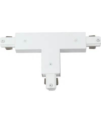Volume Lighting "t" Connector 120v 2-circuit/1-neutral Track Systems In White