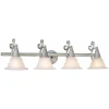 Volume Lighting Toledo 4 - Light Platinum Rust Vanity Light In Platinum Rust
