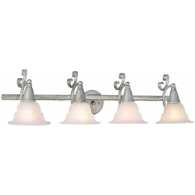 Volume Lighting Toledo 4 - Light Platinum Rust Vanity Light