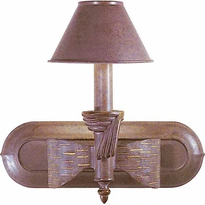 Volume Lighting Toltec 1-light Bathroom Wall Sconce In Prairie Rock & Gold