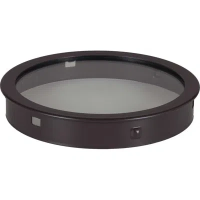 Volume Lighting Top Cover Lens In Antique Bronze