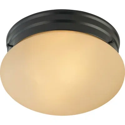 Volume Lighting Troy 2-light Semi Flush Mount In Antique Bronze