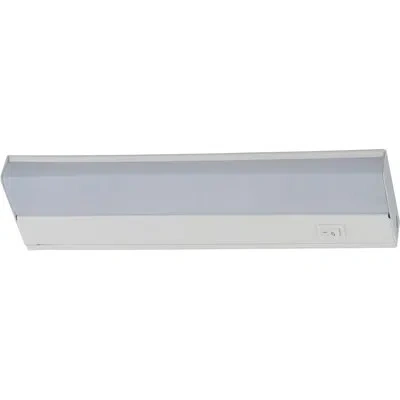 Volume Lighting V6291 12.25"w 1-light Integrated Led Indoor White Linear Under Cabinet/display Light With Rectangula