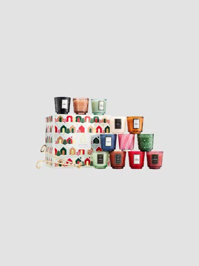 Voluspa 12-day Pedestal Candle Advent Calendar In Multi