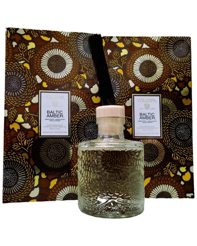 Voluspa 2 Pack 3.4oz Baltic Amber Diffuser In Orange