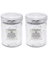 Voluspa 2pc Silver Birch Peppercorn Small 5.5oz Candle Kit