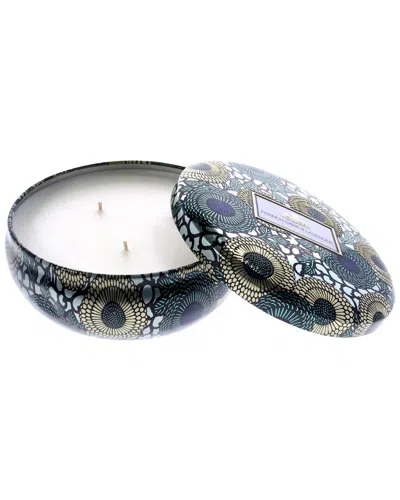 Voluspa 3 Wick Tin Candle - French Cade In Multi