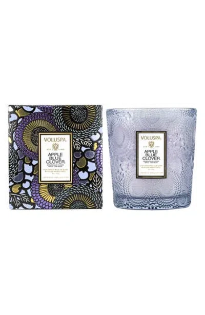 Voluspa Apple Blue Clover Boxed Classic Candle