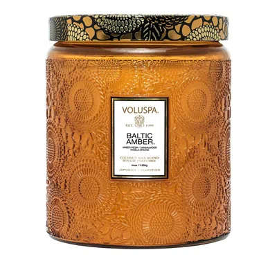 VOLUSPA BALTIC AMBER LUXE JAR CANDLE 44 OZ.