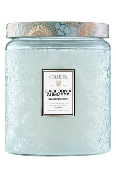 Voluspa California Summers Luxe Jar Candle In Blue