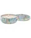 Voluspa California Summers Tin 12oz Candle In Blue
