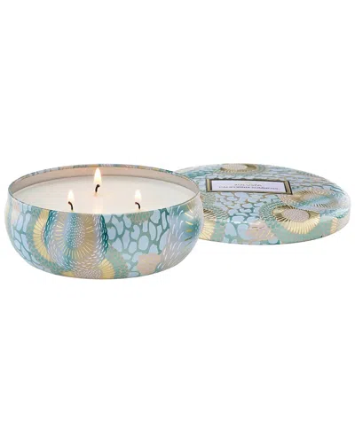 Voluspa California Summers Tin 12oz Candle In Blue