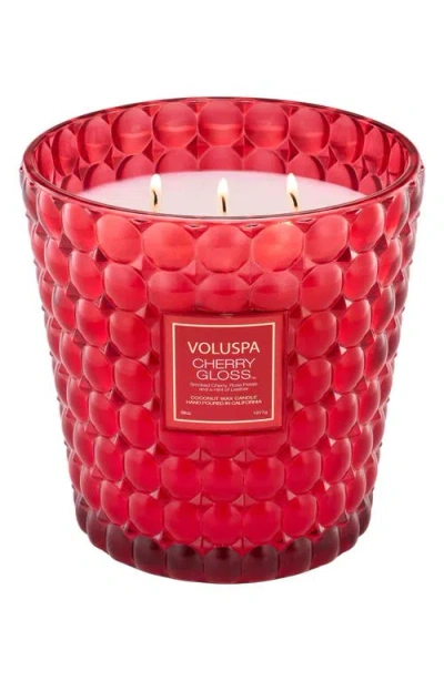 Voluspa Cherry Gloss 3-wick Scented Hearth Candle