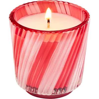 Voluspa Crushed Candy Cane Petite Pedestal Candle In Multi