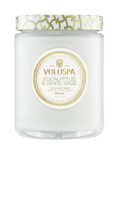 VOLUSPA EUCALYPTUS & WHITE SAGE LARGE JAR CANDLE