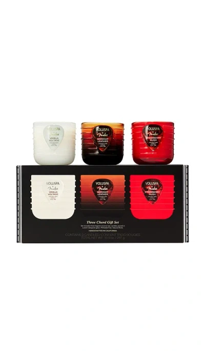 Voluspa Fender Trio Gift Set In N,a