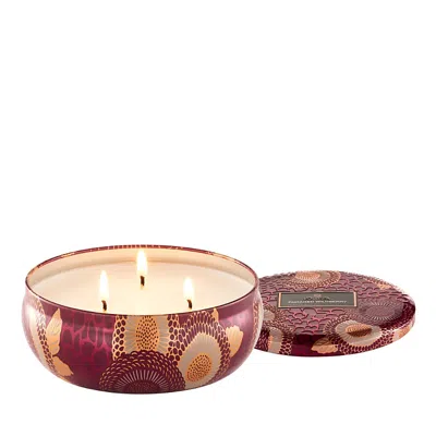 VOLUSPA FORAGED WILDBERRY 3 WICK TIN CANDLE, 12 OZ.