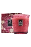 Voluspa Foraged Wildberry Three-wick Hearth Candle In Red