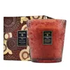 Voluspa Forbidden Fig 2-wick Scented Candle In Red