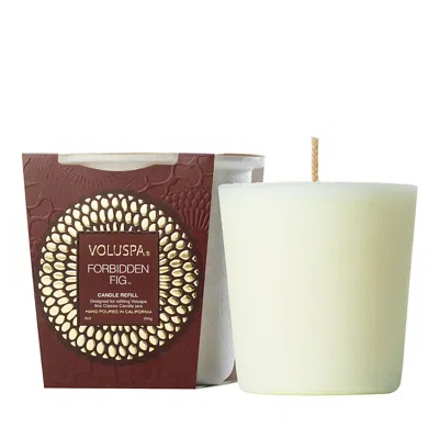 VOLUSPA FORBIDDEN FIG CLASSIC CANDLE REFILL, 9 OZ.