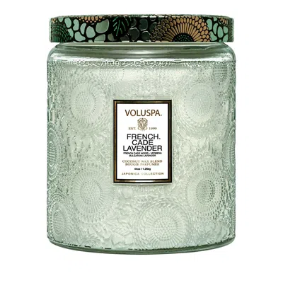 Voluspa French Cade Lavender Luxe Jar Candle 44 Oz.