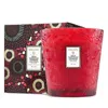 Voluspa Goji Tarocco Orange Three-wick Hearth Candle In Red