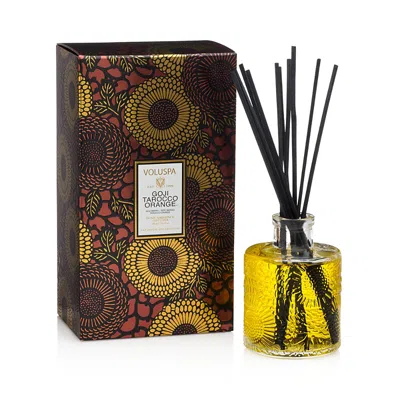 Voluspa Goji Tarocco Orange Reed Diffuser, 3.4 Oz. In Transparent