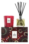 Voluspa Goji Tarocco Orange Scented Candle & Diffuser Set In Multi