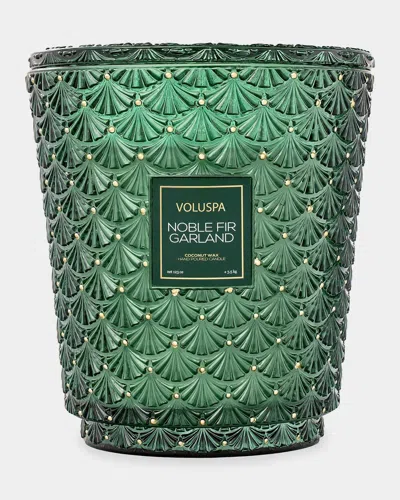 Voluspa Holiday Noble Fir Garland 5-wick Hearth Candle