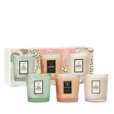Voluspa Home Refresh Demi Trio Candle Set In Multi