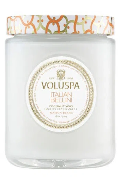 Voluspa Italian Bellini Large Jar Candle In White
