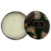 Voluspa Japonica Collection 3 Wick Tin Candle - Temple Moss By  For Unisex - 12 oz Candle In Black