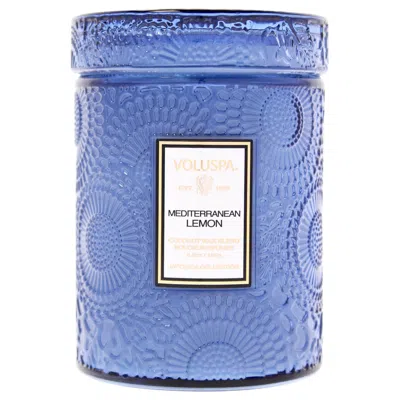Voluspa Japonica Collection Small - Mediterranean Lemon By  For Unisex - 5.5 oz Candle In Blue