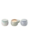 Voluspa Japonica Set Of 3 Mini Tin Candles In Multi