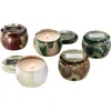 Voluspa Japonica Set Of 5 Mini Tin Candles In Multi