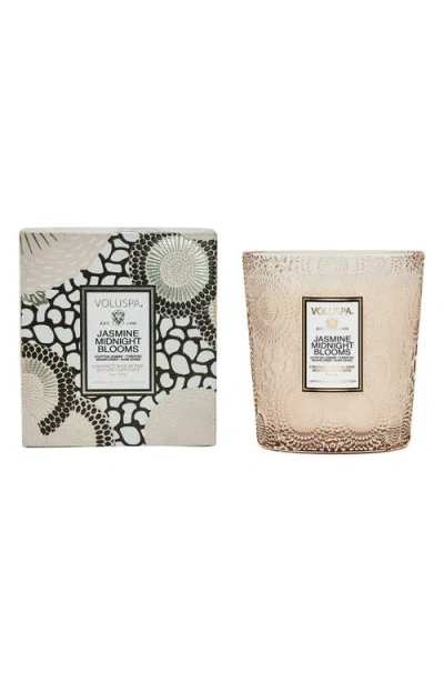 Voluspa Jasmine Midnight Blooms Boxed Classic Candle In Neutral