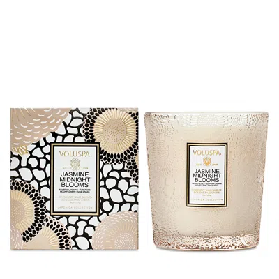 Voluspa Jasmine Midnight Blooms Classic Candle, 9 Oz.