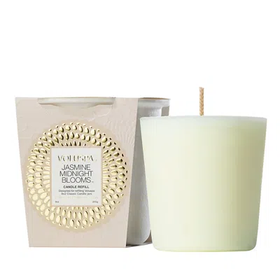 VOLUSPA JASMINE MIDNIGHT BLOOMS CLASSIC CANDLE REFILL, 9 OZ.
