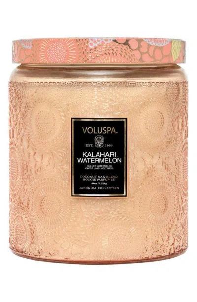 Voluspa Kalahari Watermelon Luxe Jar Candle In Neutral