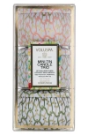 Voluspa Maison Set Of 3 Mini Tin Candles In White Multi