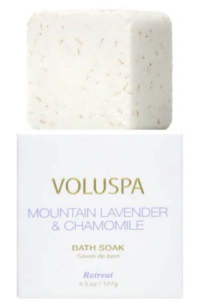 Voluspa Mountain Lavender & Chamomile Bath Soak In White