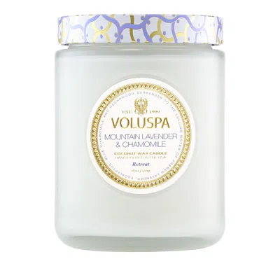 VOLUSPA MOUNTAIN LAVENDER & CHAMOMILE LARGE JAR CANDLE, 18 OZ.