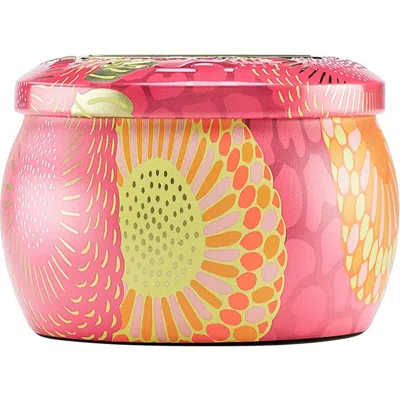 Voluspa Napali Passion Fruit Mini Tin Candle In Pink