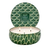 Voluspa Noble Fir Garland 3 Wick Tin Candle, 12 Oz. In Green
