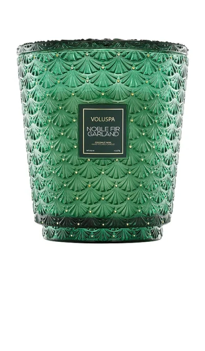 Voluspa Noble Fir Garland 5 Wick Hearth Candle