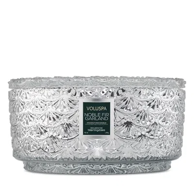 Voluspa Noble Fir Garland Centerpiece Candle 65 Oz. In Transparent