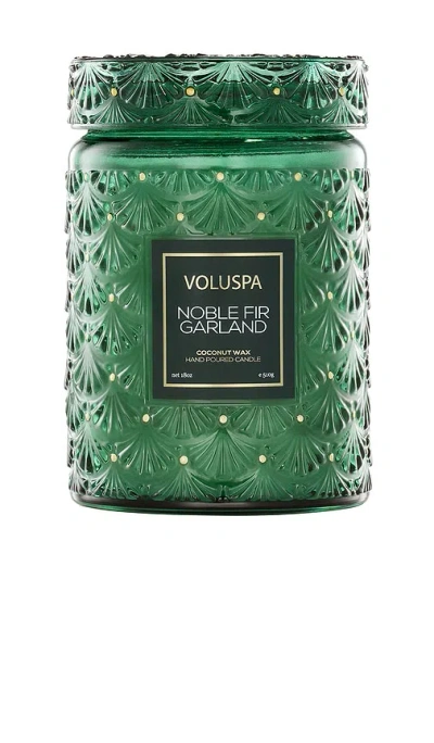 Voluspa Noble Fir Garland Large Jar Candle