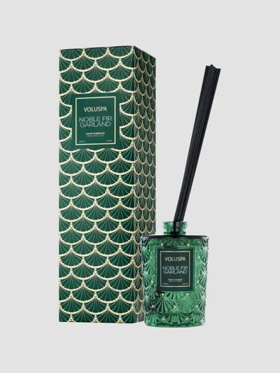Voluspa Noble Fir Garland Reed Diffuser In Green