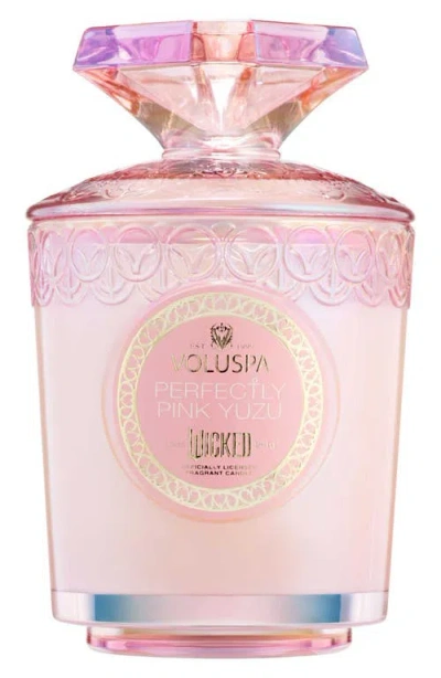 Voluspa Perfectly Pink Yuzu Boxed Candle In Glinda